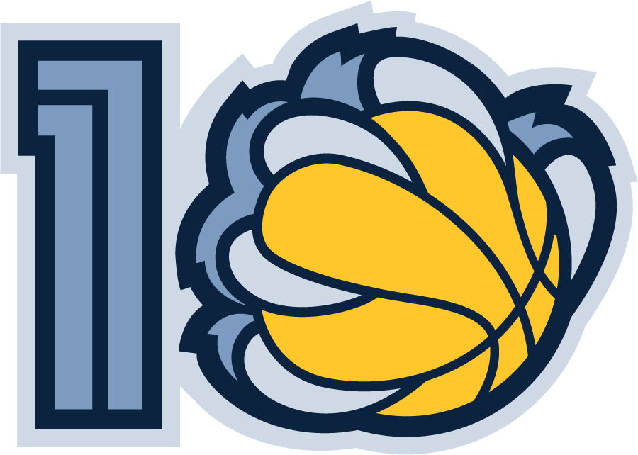 Memphis Grizzlies 2010-2011 Anniversary Logo 2 iron on paper